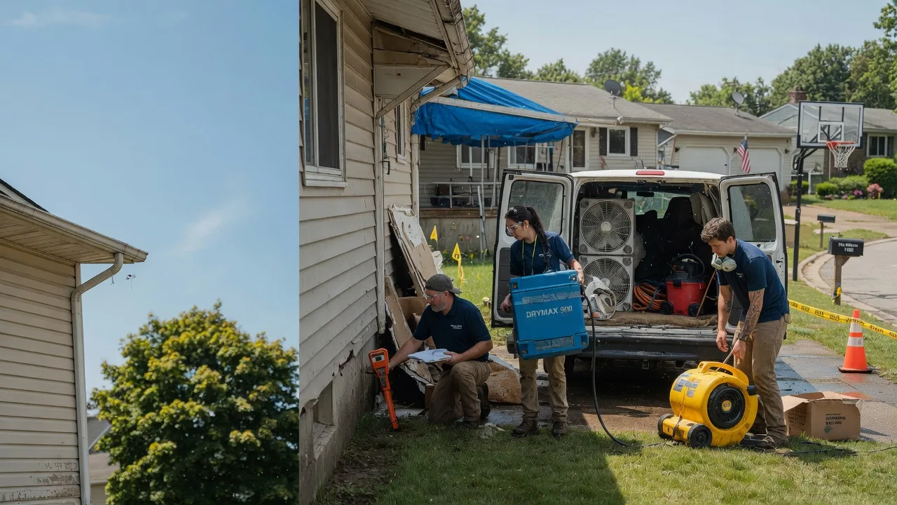 Ceiling Leak Cleanup in Pomeroy, OH near me